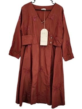 Krista Larson NWT "Farm Dress", in silk!
